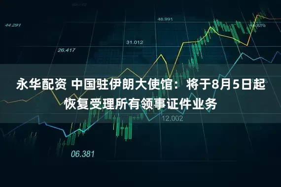 永华配资 中国驻伊朗大使馆：将于8月5日起恢复受理所有领事证件业务